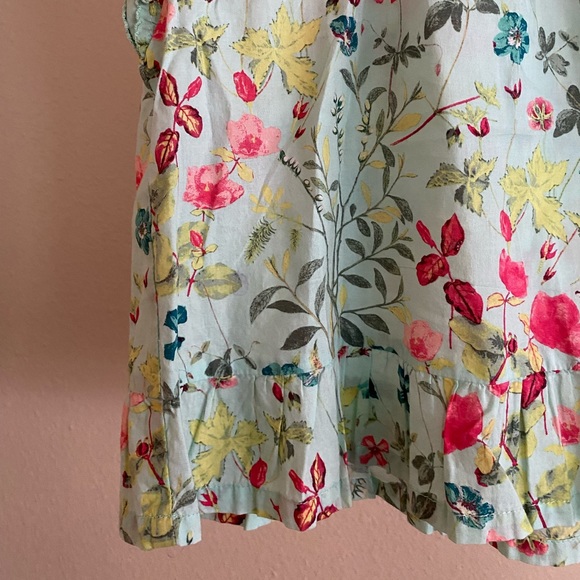 Girls Floral Print Blouse - Picture 3 of 10